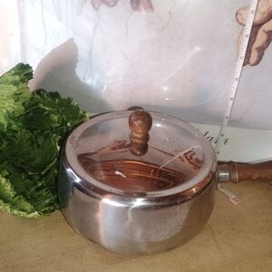 Stainless Steel Saucepan with Wooden Handle